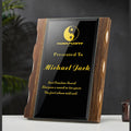 Wooden Crystal Company Brand Aithorization Certificate Business Brand Authorize Annual Trophy Award Plaque Custom