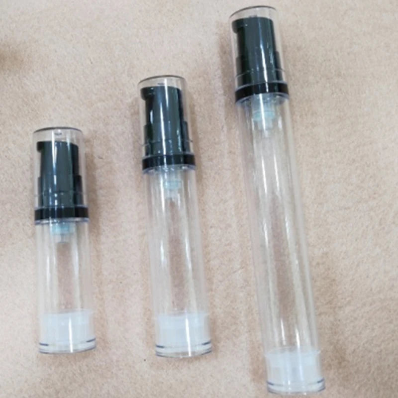 In Stock 5ml 10ml 12ml 15ml Mini Atomizer White Head Mist Airless Spray Bottle Packaging Cosmetic Airless Pump Bottles