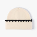 Winter Plain Custom Beanie Hat 100% Acrylic Warm Knitted Beanie Custom Logo