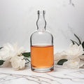 Hot Sale 375ml 500ml 750ml Clear Empty Super Flint Glass Bottle for Beverages Liquor Tequila Gin with Cork by Manufacturers