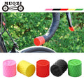 MUQZI 1 Pair Mountain Road Bike Handlebar Tape Fixed Cover Silicone Handle Bar Wrap Fix Ring MTB Non-slip Strap Sleeve Fixed