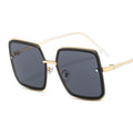 Qmoon Wholesale Women Men's Fashionable Square Rectangular Sunglasses New Fashion Polarized Sunglasses for Women Driving