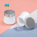 Refillable Skincare Bottles Frosted Powder Containers Wide-Mouth Transparent Beauty Jar Airtight Containers Cosmetics Bottles