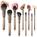 In Stock Wholesale Hot Selling Lovely pink Makeup 9 Pcs Brushes a Box Makeup Brush Set