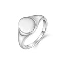 Latest Hot Minimalist Fine Jewelry Men's & Women's 925 Sterling Silver Engagement Bands Rings Wholesale Price for Wedding Party