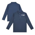 Custom Printed Sublimated Long Sleeve Advertising Promotion Polo Shirt Quick Dry Breathable Athletic Sports Golf Polo T Shirt
