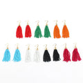 Handmade Rice Glass Seed Beads Beaded Long Tassels Earring Statement Bead Dangle Boho Tassel Earring Distributors Women