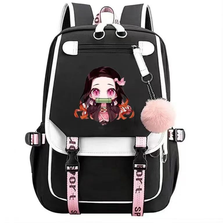 Hot Custom 2025 Casual New Nylon Cloth Solid Color College Wind Waterproof Large Capacity Polyester Student Campus Backpack