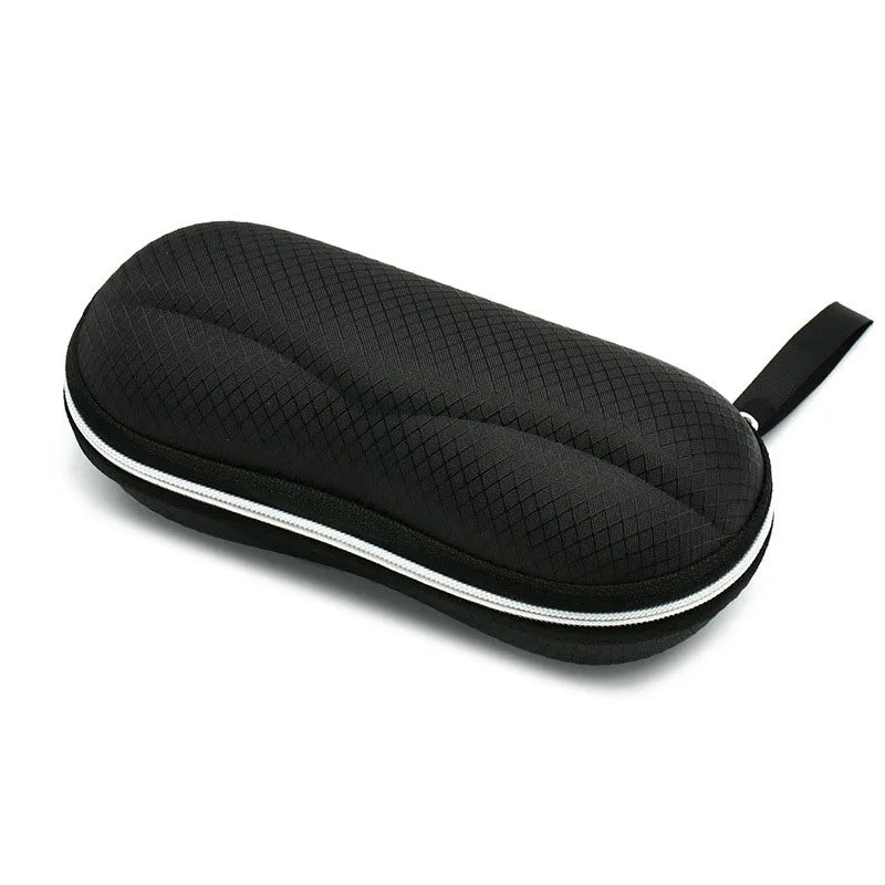 2025 Black Eyeglass Bags Eyeglass Cases With Hook Eyeglasses Pouch With Zipper Custom Eyewear Case Sunglasses Microfiber Bag
