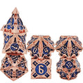 Simple Dice Game Polyhedral Custom Engrave Metal DND Dice Set for RPG DND Board Games Gift MegaBDM