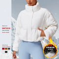 New Winter Warm Down Jacket Women'S White Duck Down Fashionable Versatile Coat Thick Long-Sleeved Zipper Down Jacket for Women