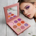 OEM Makeup Supplier's Best Vegan Waterproof Eyeshadow Palette 9 Long-Lasting Colors Glitter Custom Logo Powder Form Eye Makeup