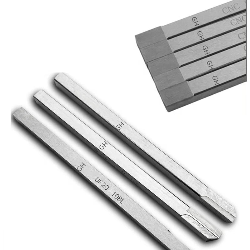 CNC Metal Hard Alloy Cutting Tool Flat Tungsten Carbide Tips Brazed Turning Cutter for Copper Alloy Steel