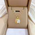 Luxury Fashion Jewelry Necklace Full Diamond Stainless Steel Heart Animal Pendant Necklace for Women