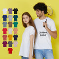 Clothing Manufacturers Custom T-shirt 100% Cotton 190g Screen Print Summer Blank Plain Men's White t Shirt