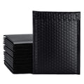 Custom Printed Black Waterproof Insulated Bubble Mailer Envelope Made From Poly for Socks Shoes Fur