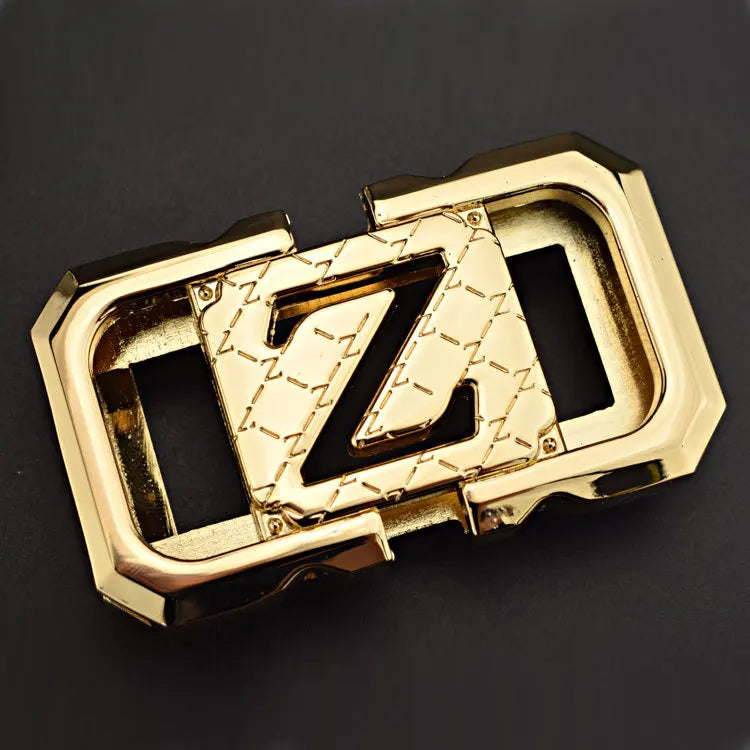 Direct Factory Customized Zinc Alloy 34mm Letter Z Western Name Plate Belt Buckle