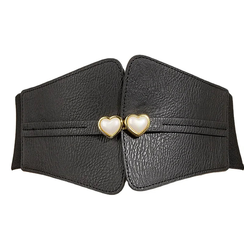 Wholesale Big Waistband for Women Leather Waist Belt Wide Dress Elegant Ladies Belts