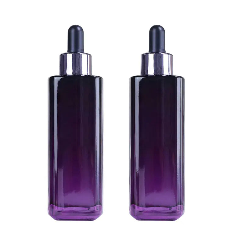 Black Glass Dropper Bottle 15ML 30ML 50ML 75ML Sizes for Essential Oils Serum Cosmetic Stocks Face Cream