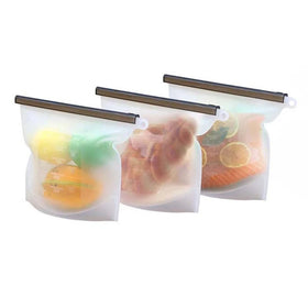 Factory Outlet Food-grade BPA Free Leak Proof Sandwich Freezer Containers Silicone Food Storage Reusable Silicon Bags