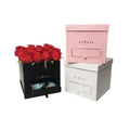2023 New Square Drawer Box  Storage Flower Packaging Gift Box Valentine's Day Surprise Gift Birthday Flower Box