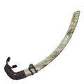 Professional Stone Pattern Color High Elastic TPU Tube 100% Silicone Mouthpiece Clip Breathing Tube Wet Freediving Snorkel