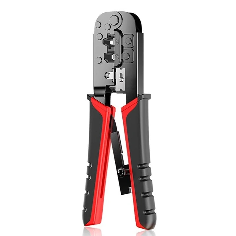 Wire Pass Through RJ11 RJ12 RJ45 Stripper Tool Cutter Network LAN Wire Crimping Tools RJ45 Crimper Pliers for CAT5e/CAT6