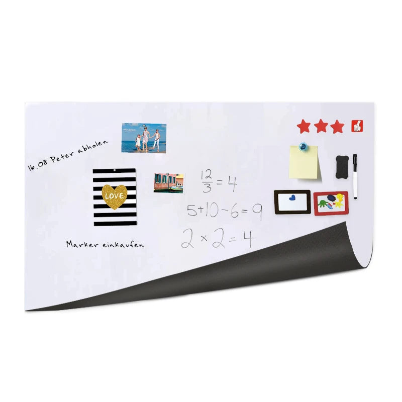 Magnetic Whiteboard Easy Mounted Board Magnetic Soft Board