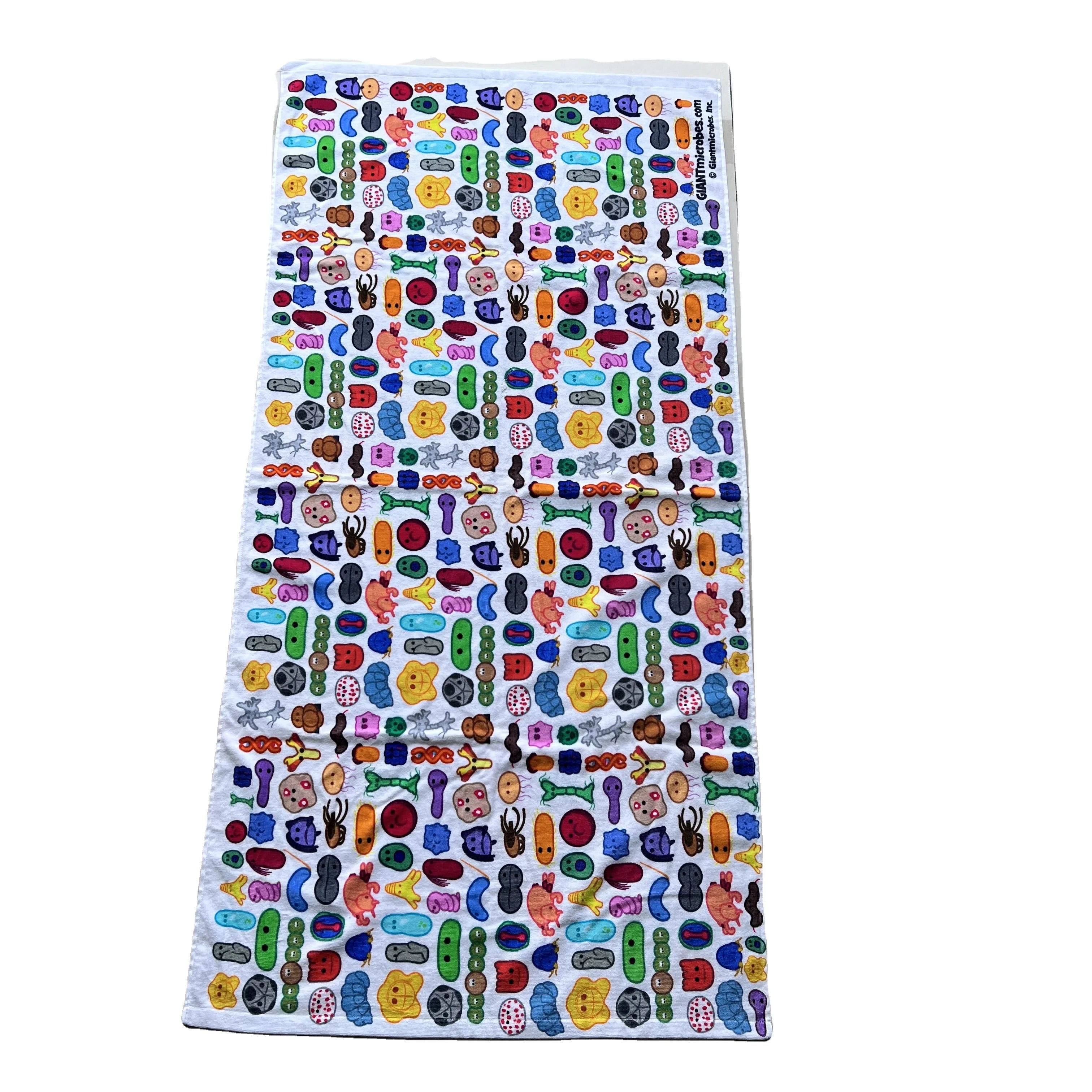 For Kids Logo Cotton Kids Towels With Cartoon Character Terry Cotton Printed Towel Character