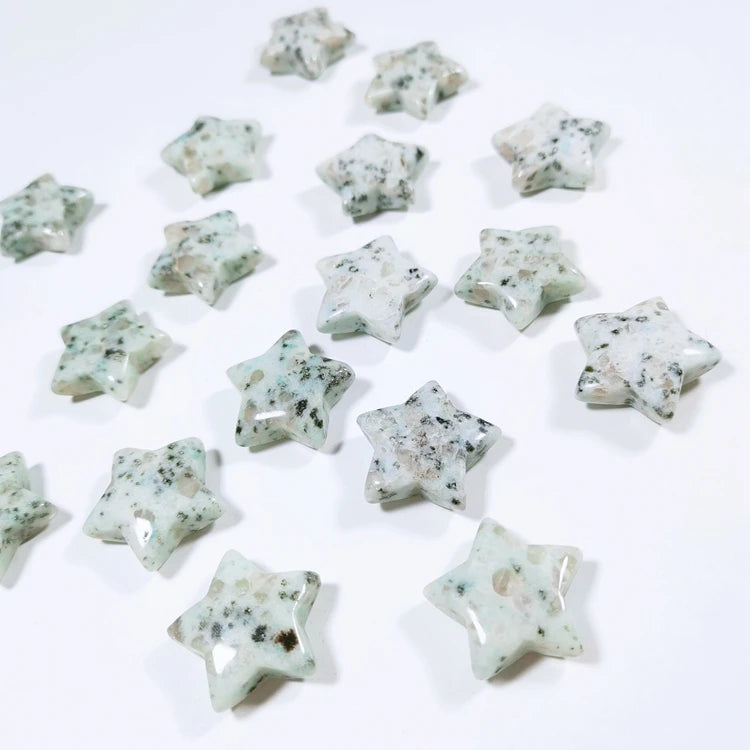 HZ Buy Online Kiwi Stone Star Energy Stone & Protection Crafts