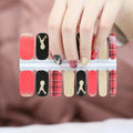 Korea Nail Stickers Colorful Nail Polish Sticker Huizi Nail Wraps