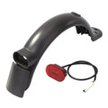New Image Scooter Rear Mudguard With Taillight Hook License Plate Compatible  M365 Pro2 1S Electric Scooter Accessories