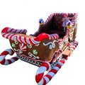 Customized Santa Claus Statue Fiberglass Christmas Santa Sleigh Mall Xmas Giant Christmas Decoration Santa