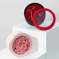 Hot Selling Florist Box Round Pink Blue Gift Packaging 2 PCS Set Flower Box with Transparent Window