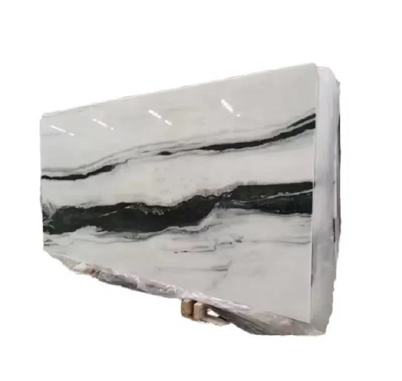 Popular White Marble Polished Slabs Book Match Design with Wholesale Price