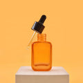 50ml Frosted Essential Oil Glass Dropper Bottle Flat Square Rounded Corner Empty Cosmetic Bottle