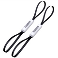 Washable Cloth Hangtag String Folded Tag Seal for Hats Plastic Seal Tag Hang Tag String