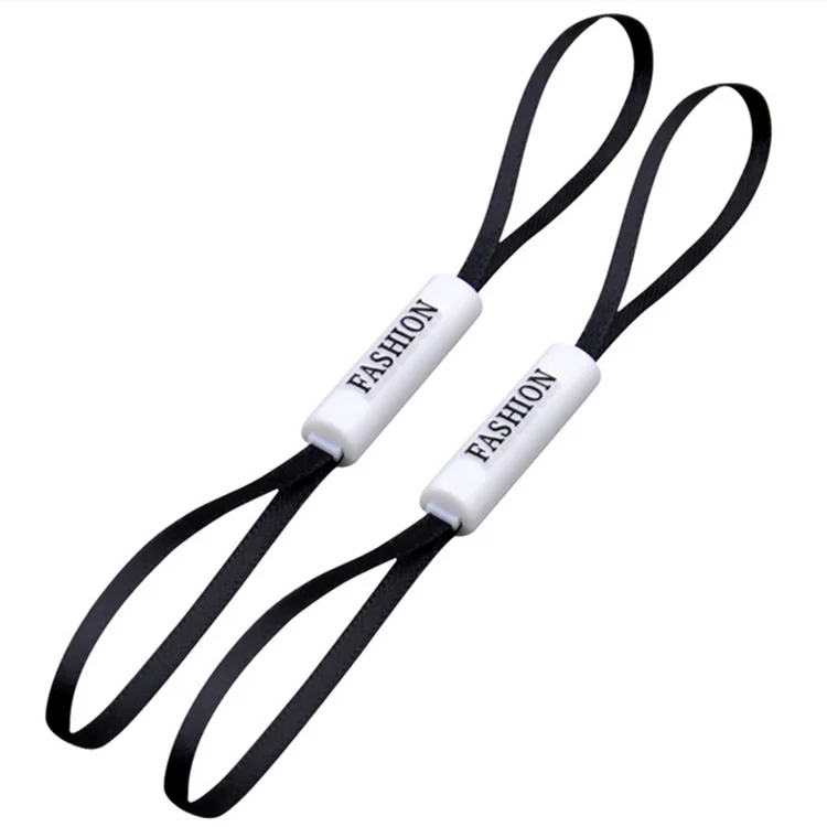Washable Cloth Hangtag String Folded Tag Seal for Hats Plastic Seal Tag Hang Tag String