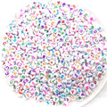 Hot Sale 100pcs/bag Mixed Cube Flat Round Acrylic Alphabet Letter Beads for Jewelry Making