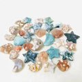 Wholesale Natural Cherry Blossom Flower Agate Hand Carved Crystal Star for Gifts