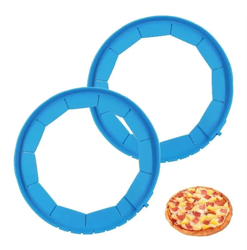 Adjustable Silicone Pie Crust Cover Shield for Edges of Pie Crust Protector Shields for Baking Fit 8-11.4 Inch Pies