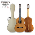 Yulong Guo  Professional Handmade Cedar Double Top Santos Back Side  A-echoes Classical Guitar for Concert From China Aiersi