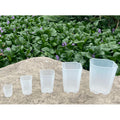 Garden Decoration Tall Slit Square Transparent Clear Plastic Bonsai Plant Planters Succulent Flower Macetas Pot