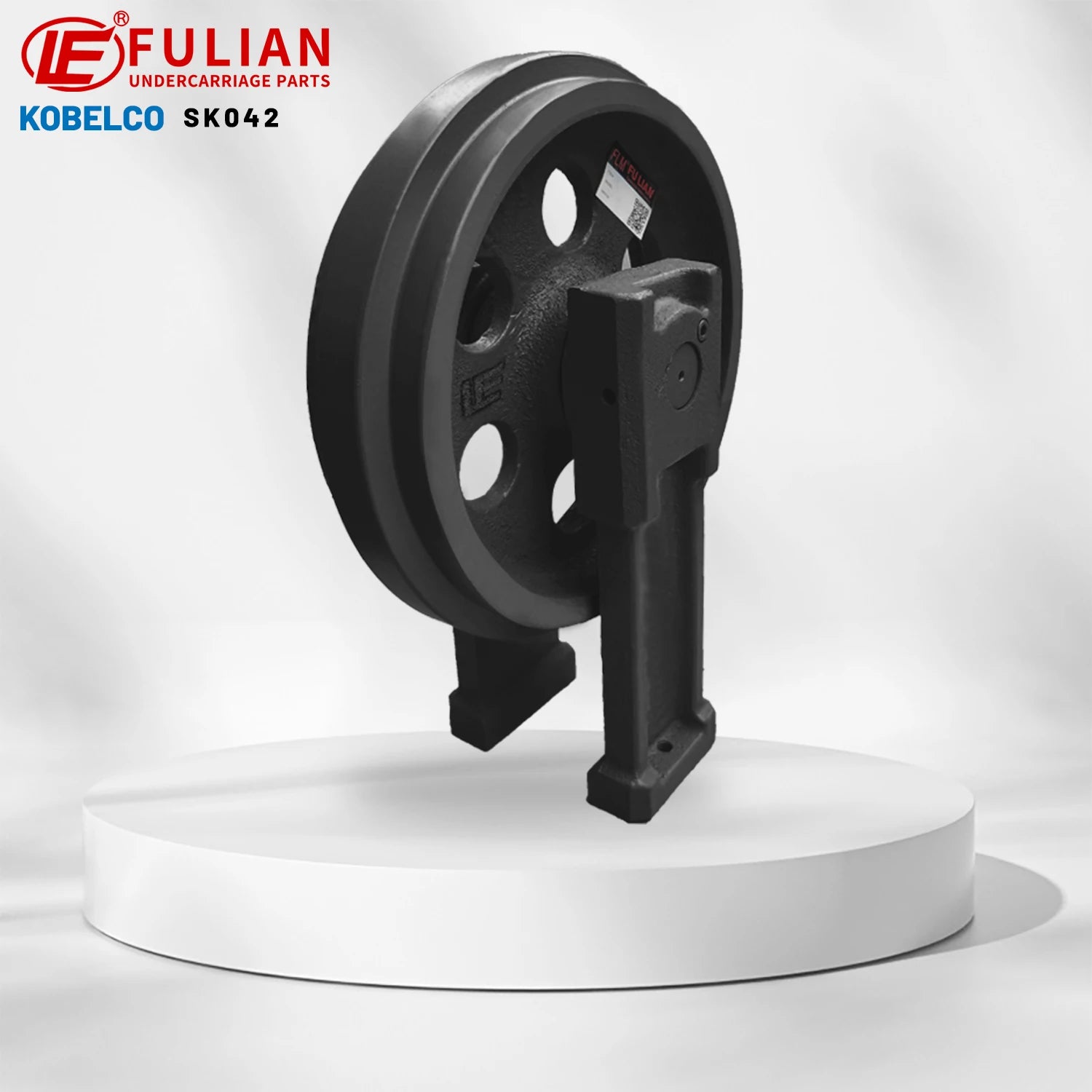 SK042 Excavator Undercarriage Parts Idler Wheel for Kobelco Excavator Chassis