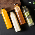 Cheaper 250ml 330ml 500ml Milk Bottles Glass Beverage Juice Drinking Bottles Wholesale Transparent Bottle