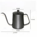 350ml Stainless Steel Gooseneck Coffee Pour Over Coffee Kettle Fine Stainless Pour Over Gooseneck Tea Pot Kitchen Machine