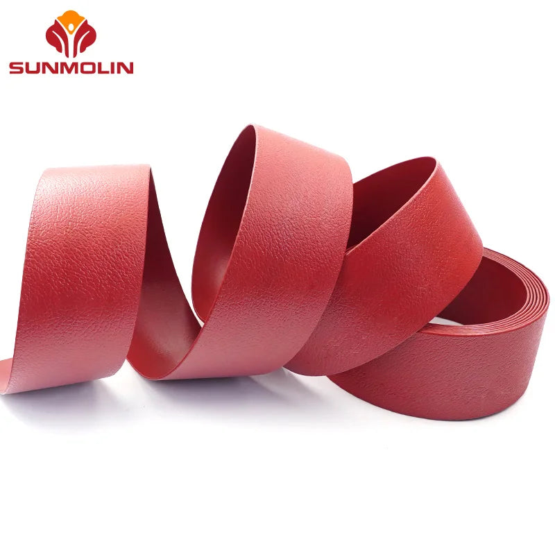 Custom Red Abrasion Resistant Stink-proof 38mm Waterproof TPU Coated Webbing Eco-friendly Sustainable 1.5mm Thickness