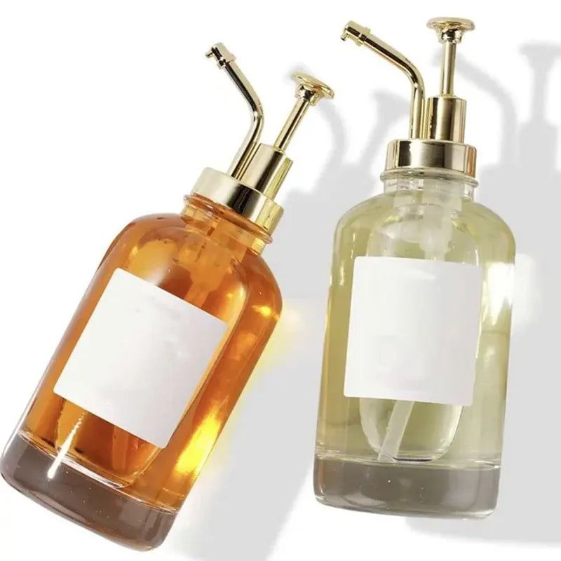 Coffee Syrup Dispenser for Coffee Bar Coffee Pump Dispenser Glass Syrup Bottle with Pumps