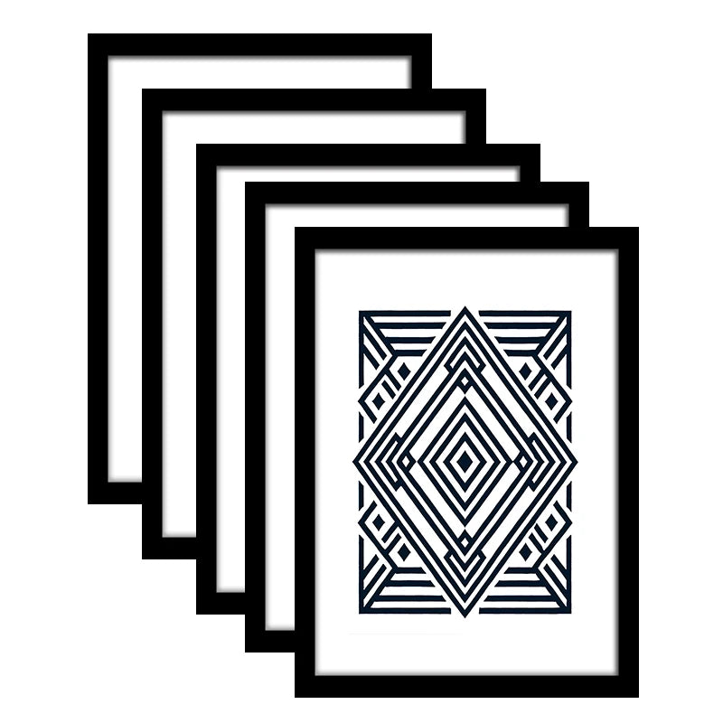 A2A3A4A5 4x6 to 24x36 Black and White Wall Art Paintings UV Printed Post Frame Canvas for Home Use