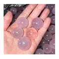 Natural Star Light Pink Rose Quartz Reiki Crystal Stone Sphere Ball